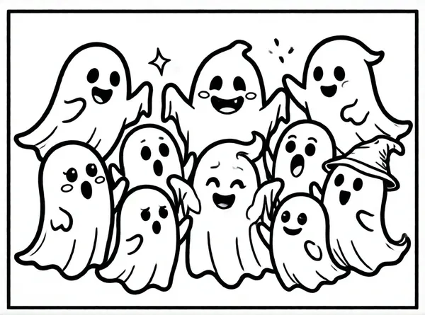 fiesta de fantasmas divertidos