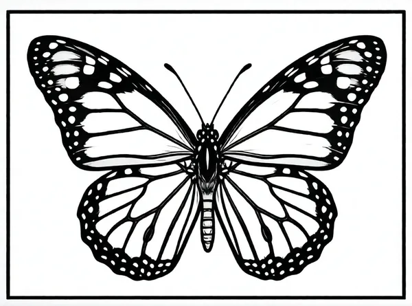 mariposa con alas decoradas
