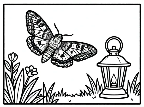 polilla de la noche
