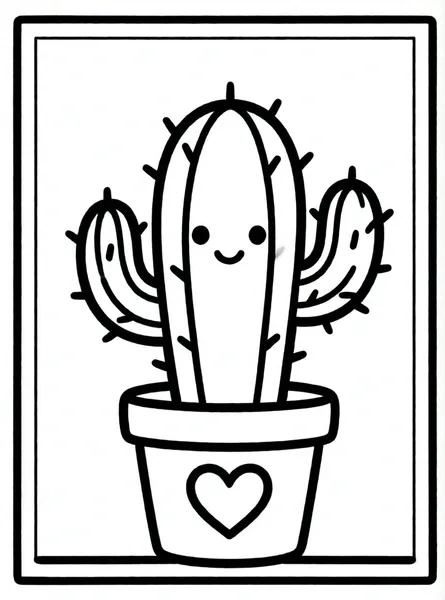 cactus con corazón
