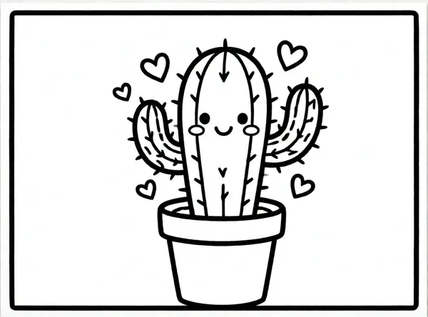 cactus con corazón