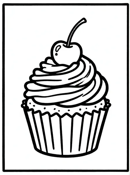 cupcake con cereza