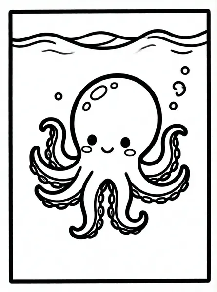 pulpo bajo el mar