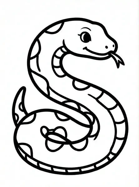 letra s con serpiente