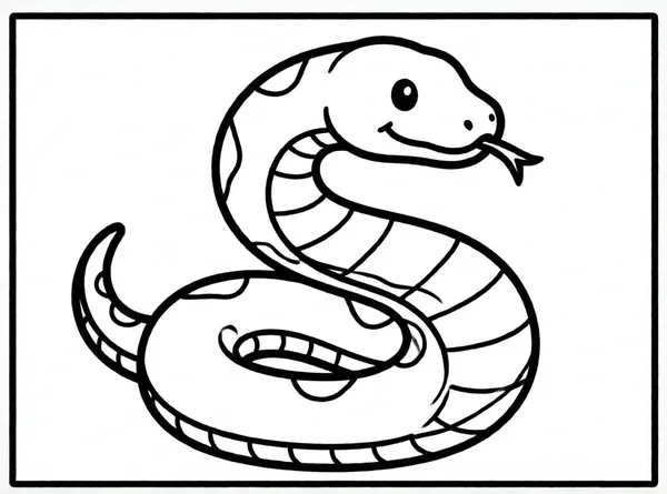 letra s con serpiente