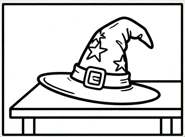 sombrero de mago muy alto