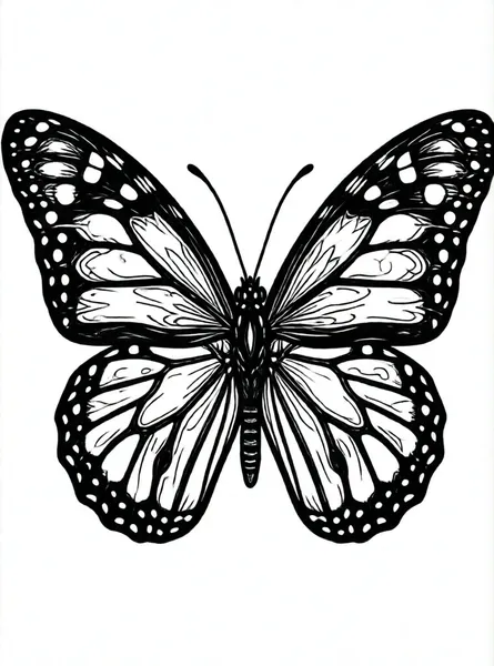 mariposa de mandala decorada