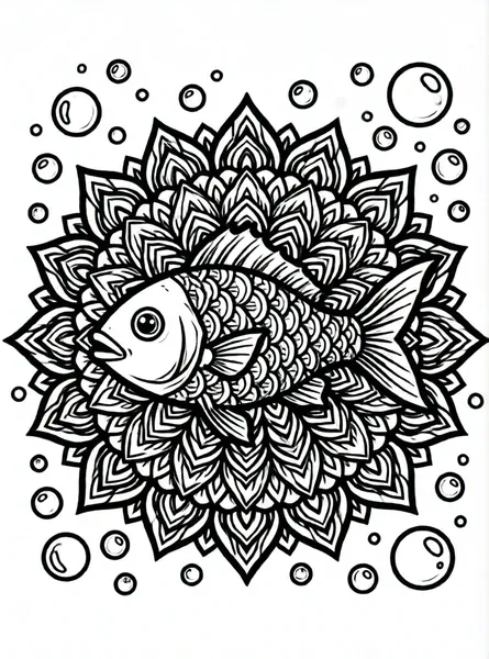 pez colorido en el agua
