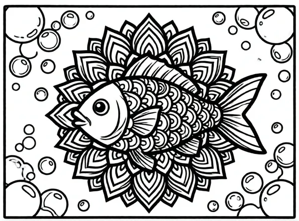 pez colorido en el agua