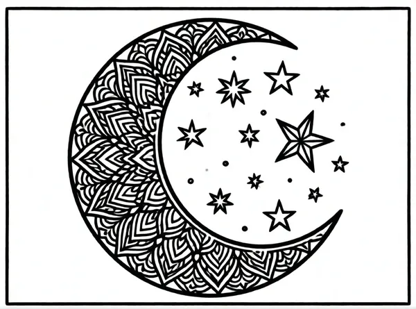 luna y estrellas mágicas