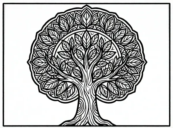 arbol de vida mandala