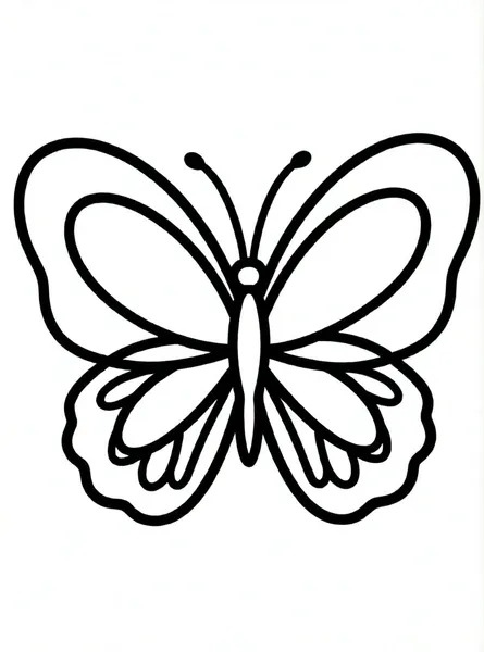 mariposa con alas de corazon