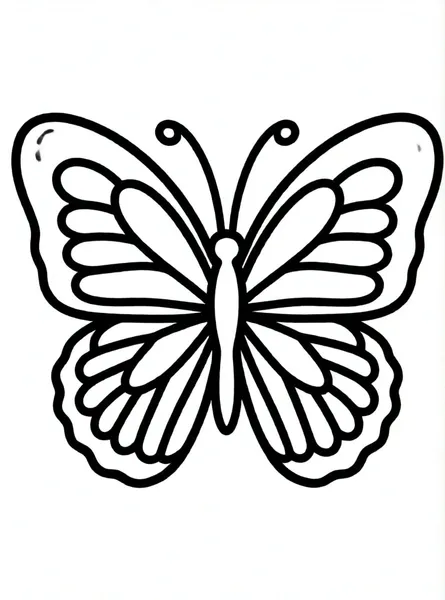 mariposa con alas de corazón
