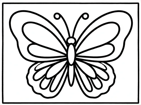 mariposa con alas de corazón