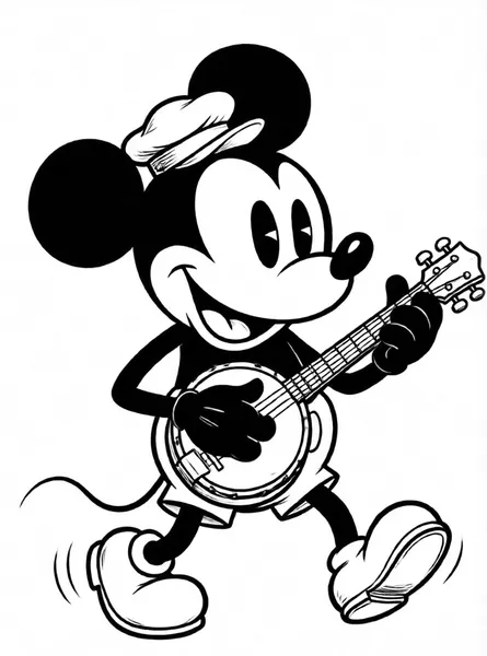 raton toca banjo