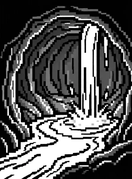 Dibujo de cueva de lava para colorear e imprimir gratis