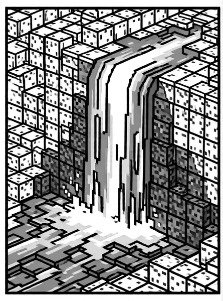 Nether Lava drawing to color and print for free