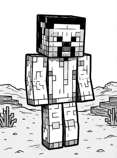 Enderman in the Desert
