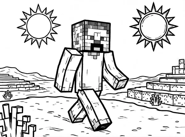 Enderman in the Desert