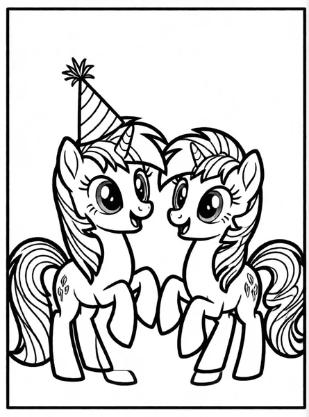 fiesta de ponis felices