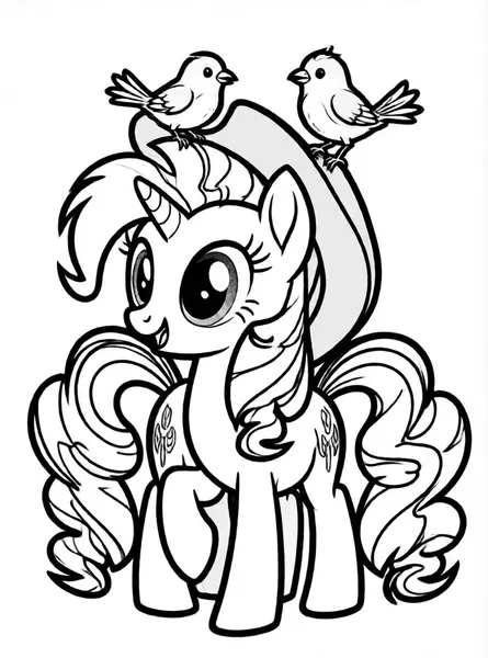 fluttershy con pajaritos
