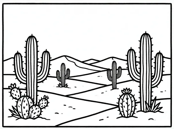 cactus en el desierto