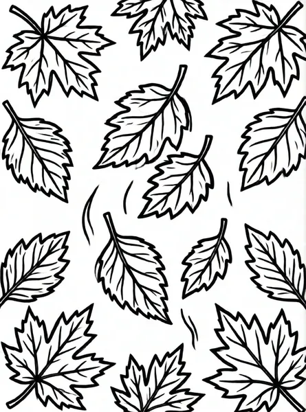 hojas de otoño cayendo