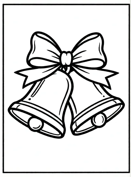 campanillas navideñas con lazos