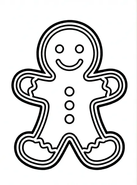 galleta de jengibre sonriente