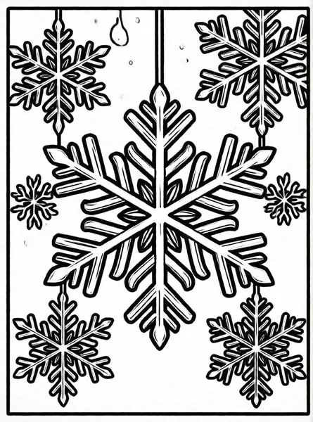 copos de nieve mágicos