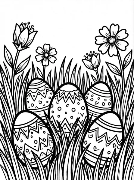 búsqueda de huevos de pascua