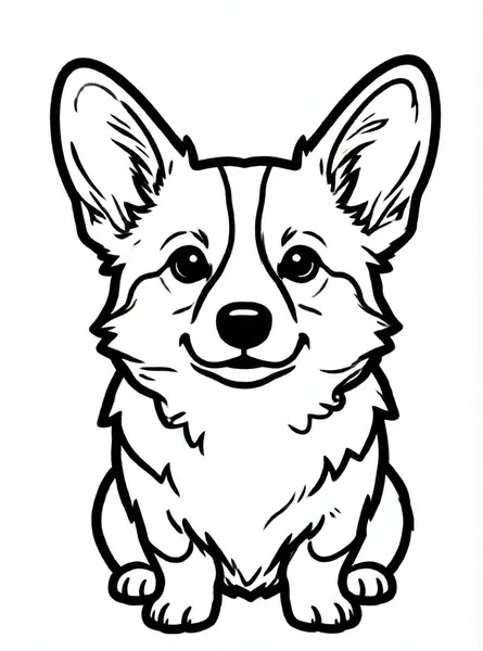 corgi con orejas grandes