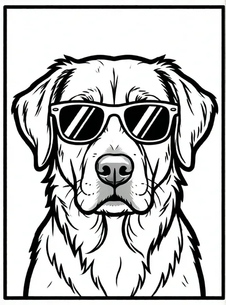 perro con gafas de sol