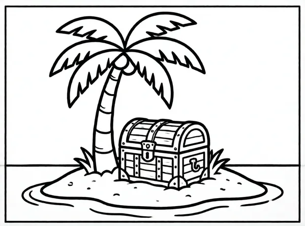 tesoro bajo la palmera