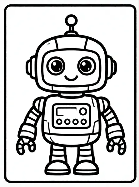 robot pequeño y amigable