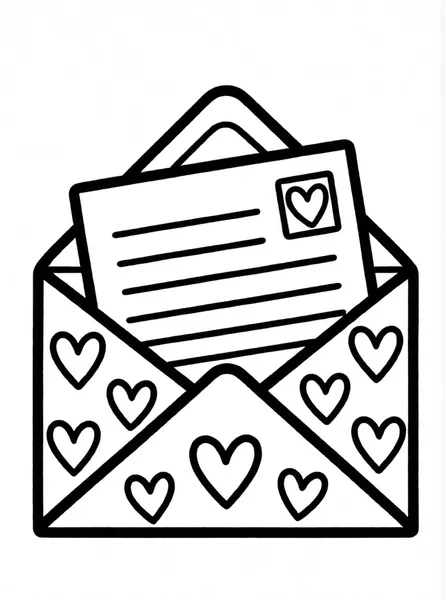 carta de amor y sobre