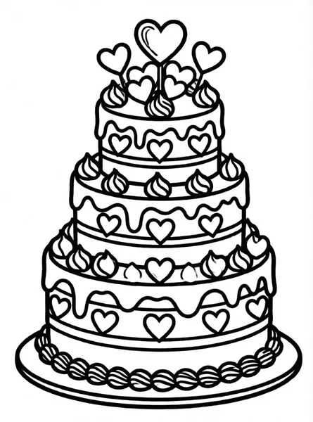 pastel de san valentín