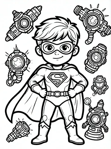 pequeño genio con gadgets