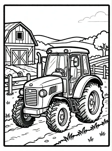 tractor en el campo