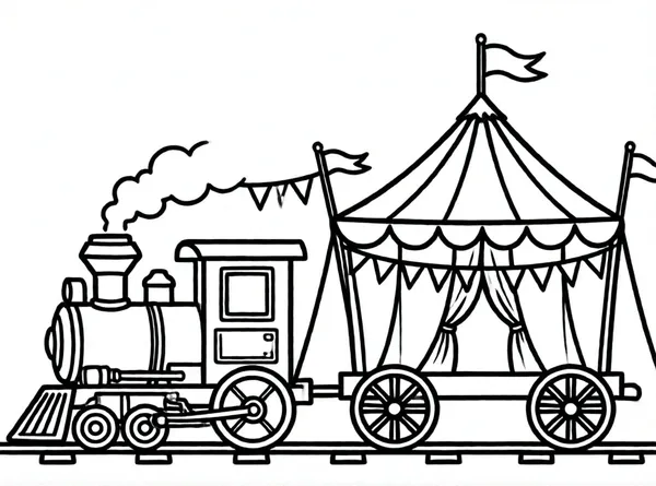 tren carpa circo en campos