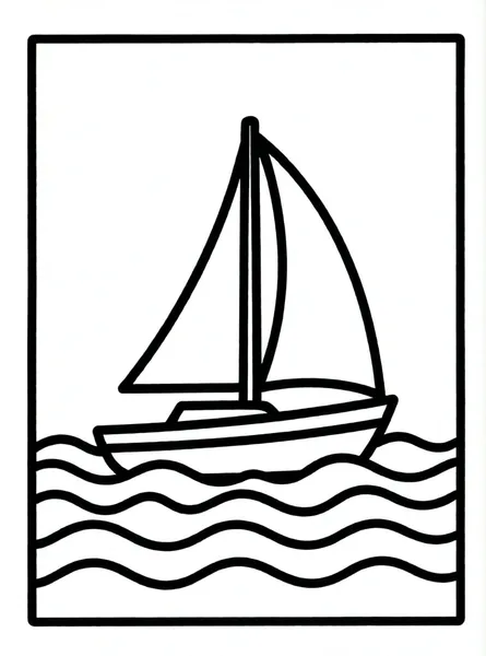 barco de vela en el mar