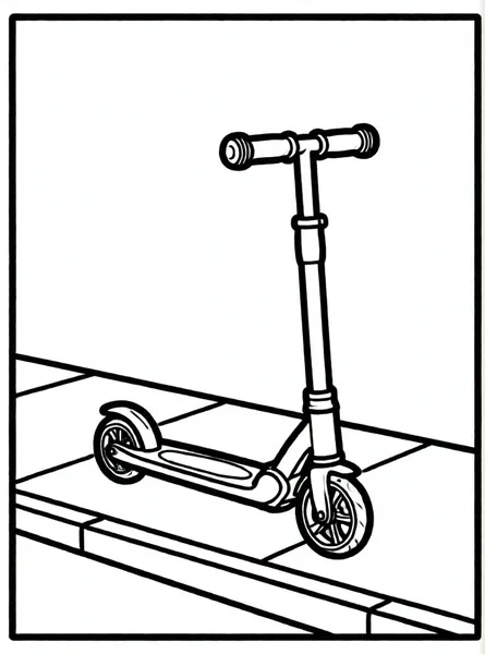 patinete eléctrico en parque