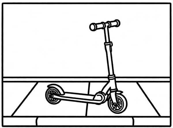 patinete eléctrico en parque