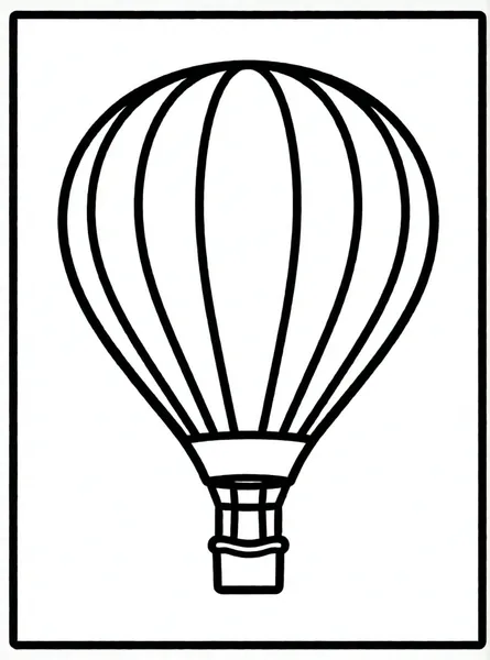 globo aerostático colorido