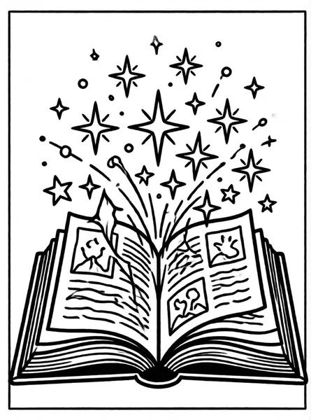 libro de cuentos mágico