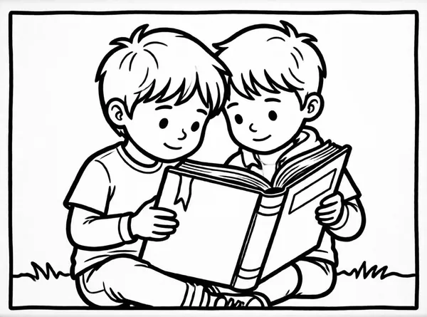 niño leyendo un libro