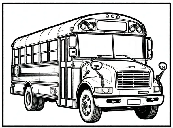 autobus escolar con ventanas grandes