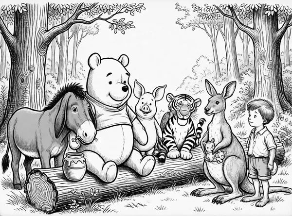 Pooh Eats Honey