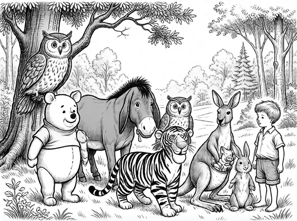 Owl Helps Eeyore
