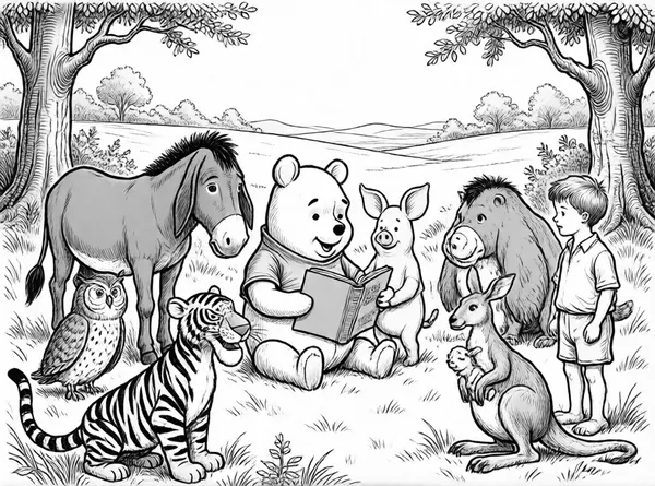 Storyteller in the Forest